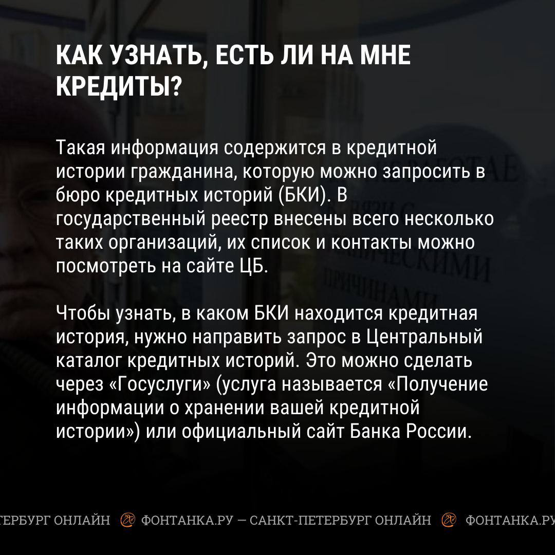 Как уберечь себя и близких от ненужных кредитов, где узнать, есть ли на мне  кредит - 3 августа 2023 - ФОНТАНКА.ру