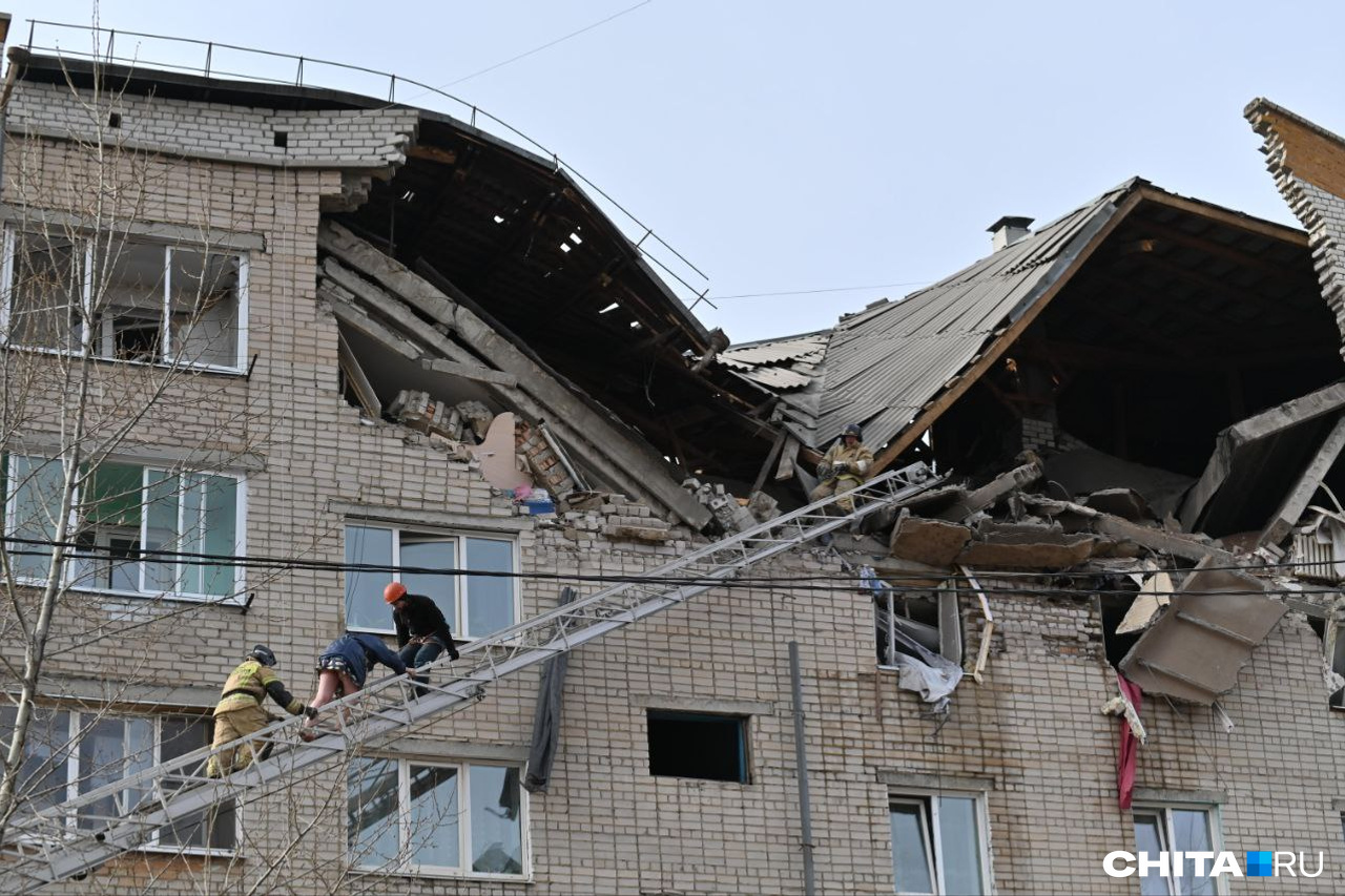 Вырвало стену — первые кадры с места взрыва газа в Чите - 9 марта 2023 -  ЧИТА.ру