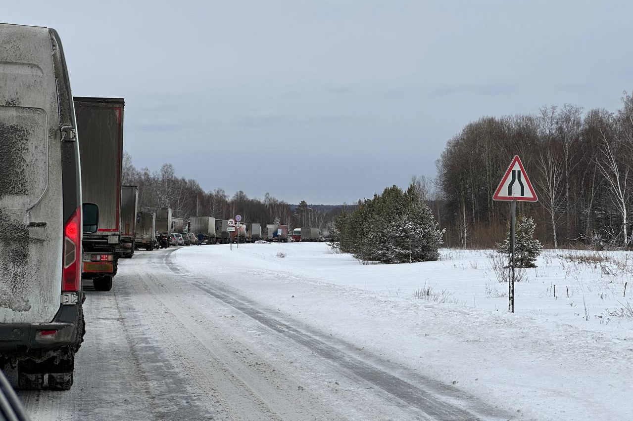Трасса из Козульки в сторону Красноярска Трасса из Козульки в сторону Красноярска