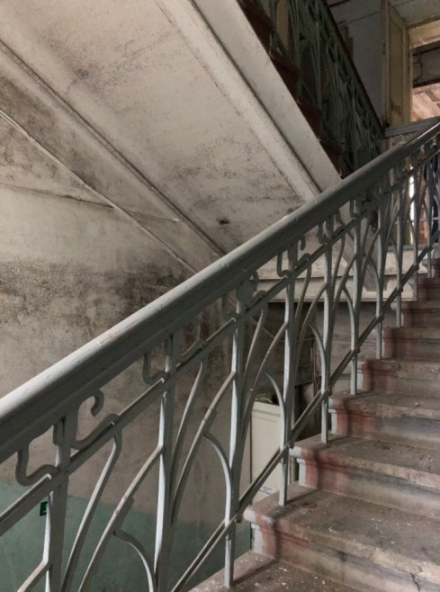 Советская бетонная лестница