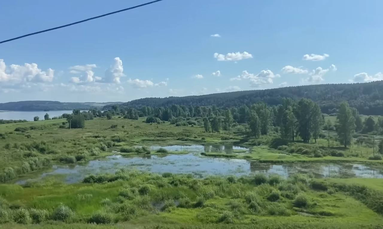 Виды из электрички Ижевск — Красноуфимск