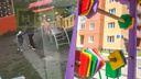 «Че ты орешь?»: ребенка за капюшон протащили по территории детского сада — это попало на видео