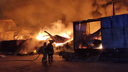На Пограничников сгорели склады «Леруа Мерлен» и алкогольной компании