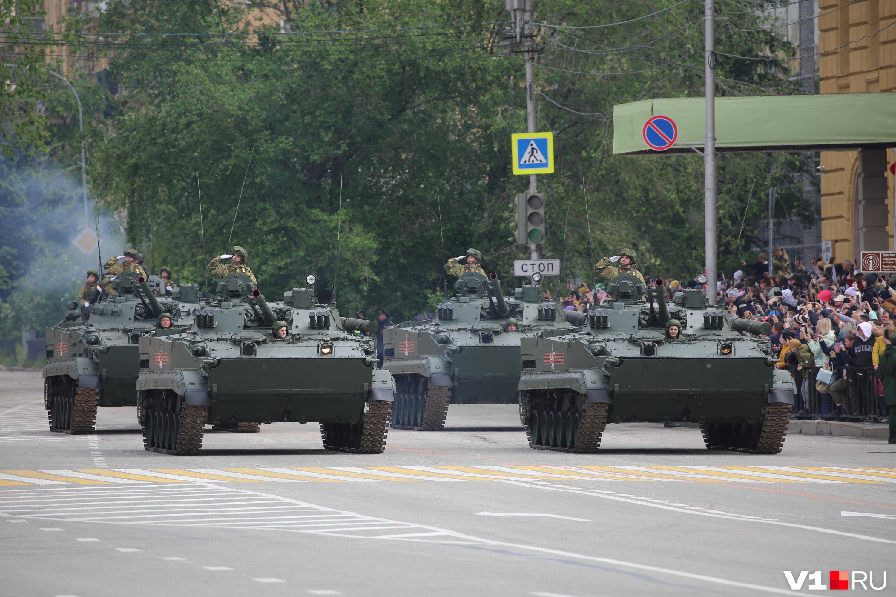 БМП-3 уже несколько лет являются участниками парада