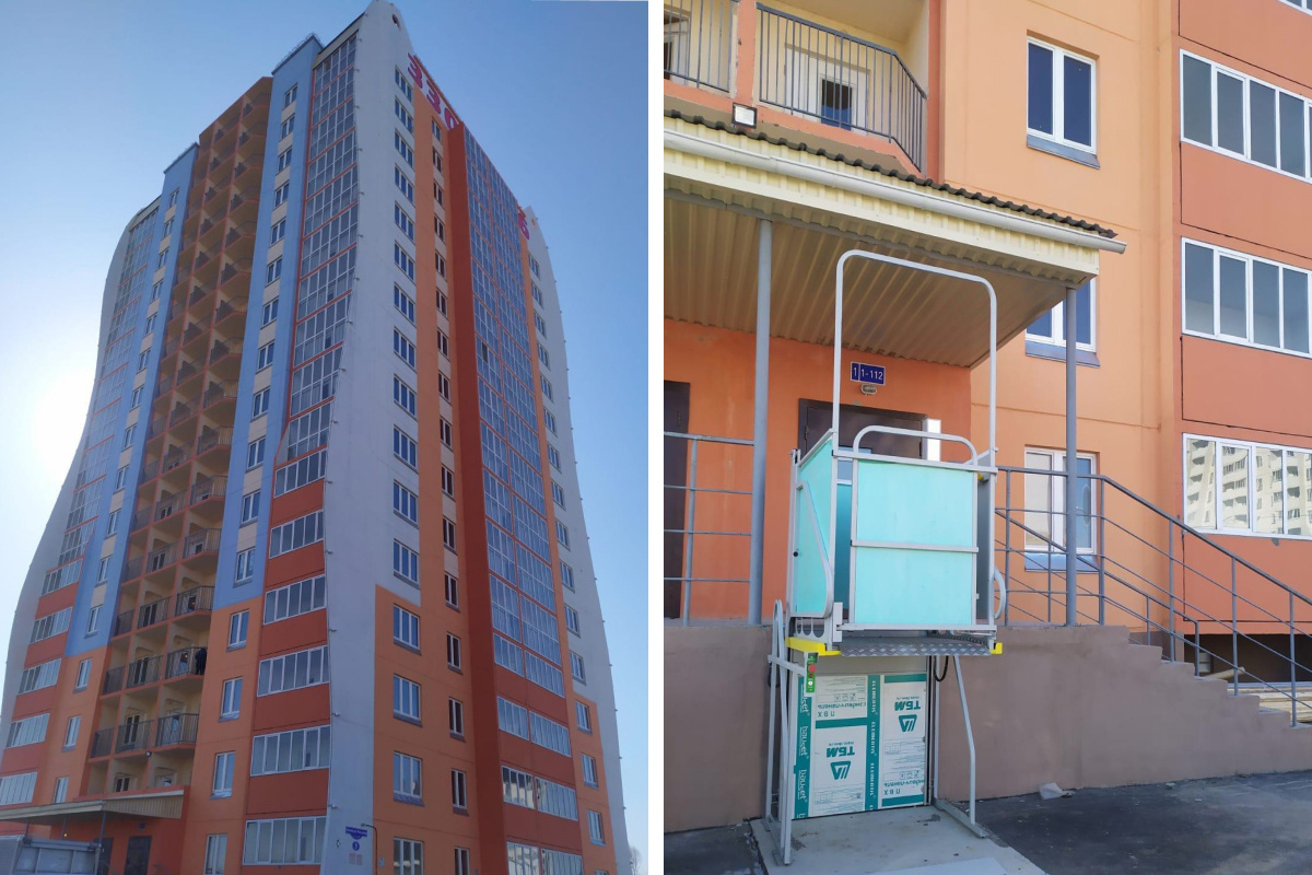В Омске построили 17-этажный дом с крыльями. Квартиры там стоят от 4,4 миллиона