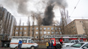 Видео: главные кадры с пожара в ростовском погрануправлении ФСБ