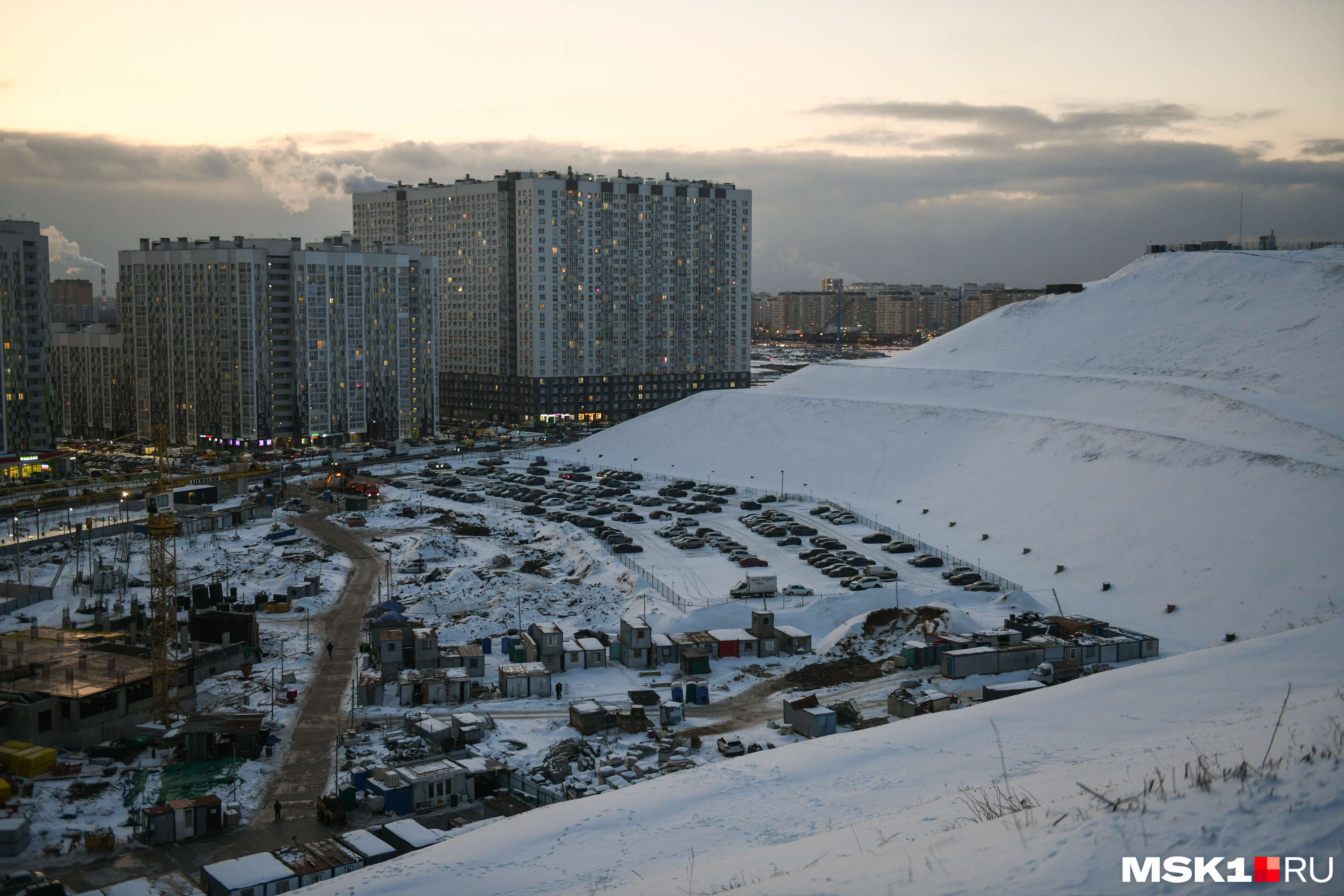 мусорная гора в некрасовке