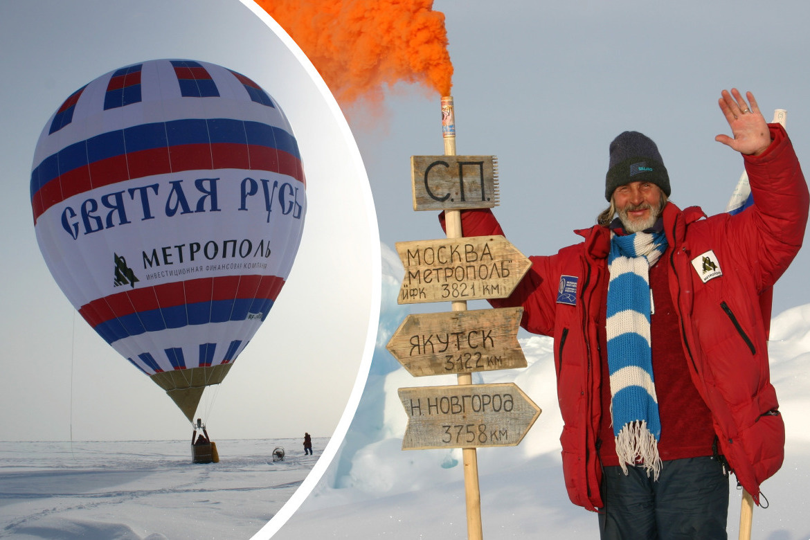 Два рекорда Гиннеса. Интервью с легендарным путешественником из Нижнего, который первым достиг Северного полюса на шаре