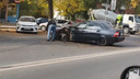 От машин оторвало по куску: на Димитрова столкнулись две «Лады»