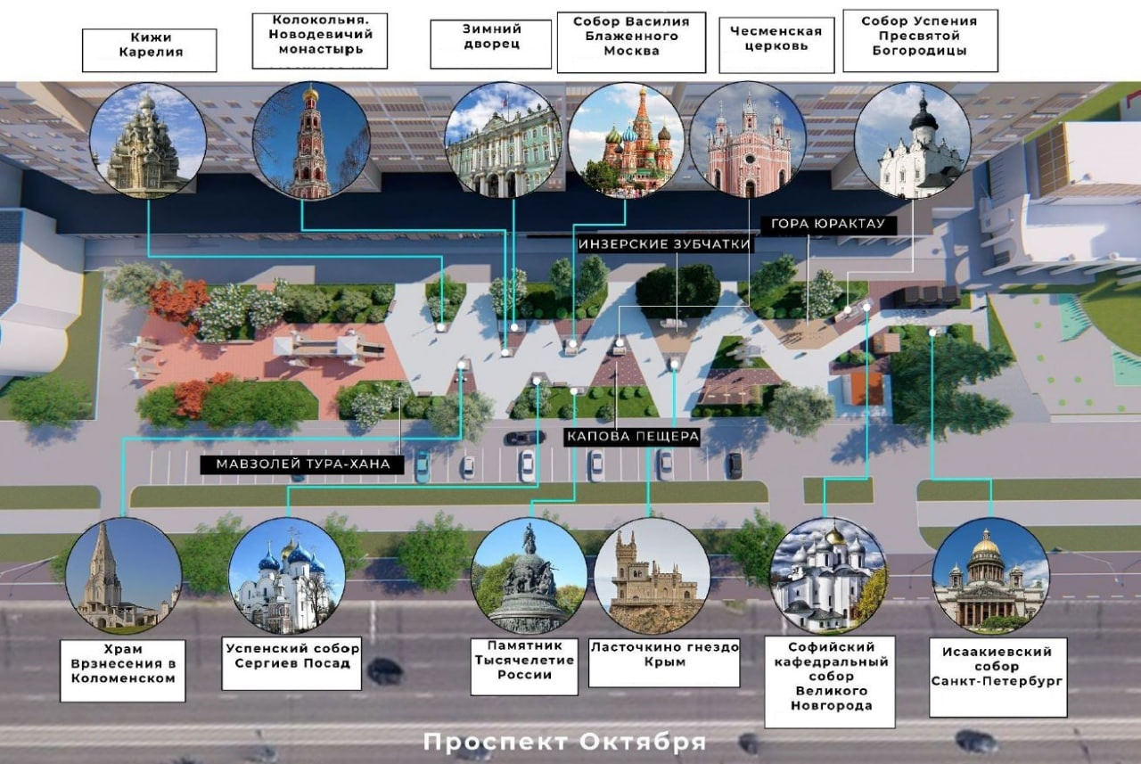 Схема установки миниатюр