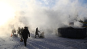 «Теперь тарифы поднимут до небес»: как новосибирцы отреагировали на аварию в Ленинском районе, где прорвало старую теплотрассу