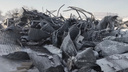 Выжженная торговля: показываем руины сгоревшей части Кировского рынка