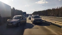 Движение на М-5 в Челябинской области остановилось из-за массовой аварии