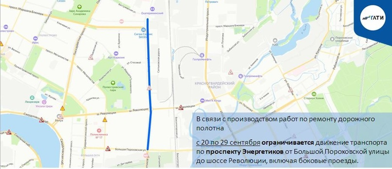 Санкт петербург проспект энергетиков карта