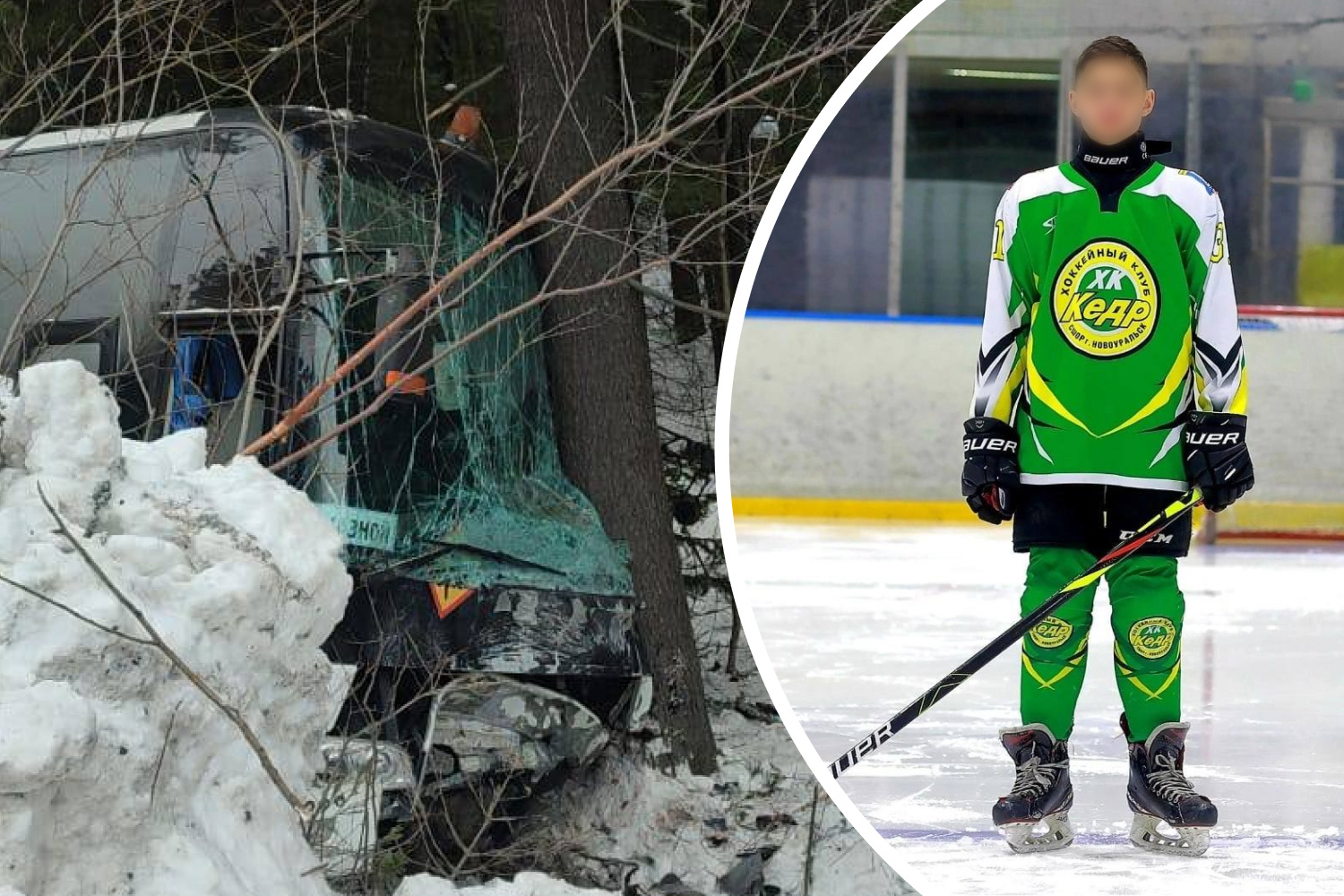 «Кровь просто лилась из него». 15-летнего хоккеиста, которому разорвало руку в смертельной аварии, ввели в кому