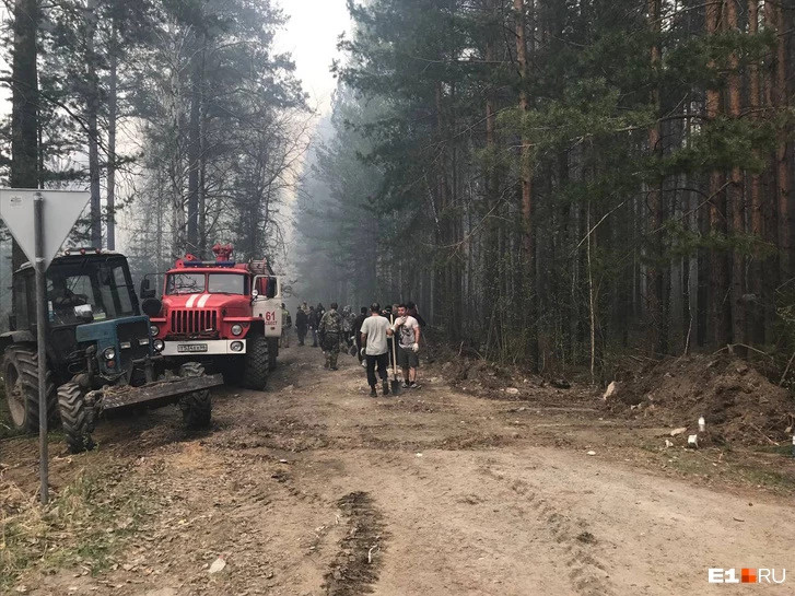 Урал борется с лесными пожарами: онлайн