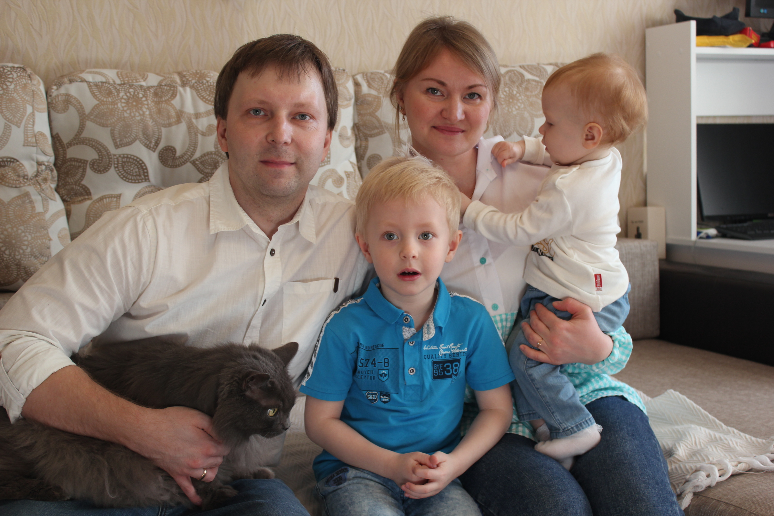 Семья Поляновских в полном составе