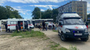 Автобус с 20 пассажирами въехал в грузовик: видео ДТП из Алтайского края
