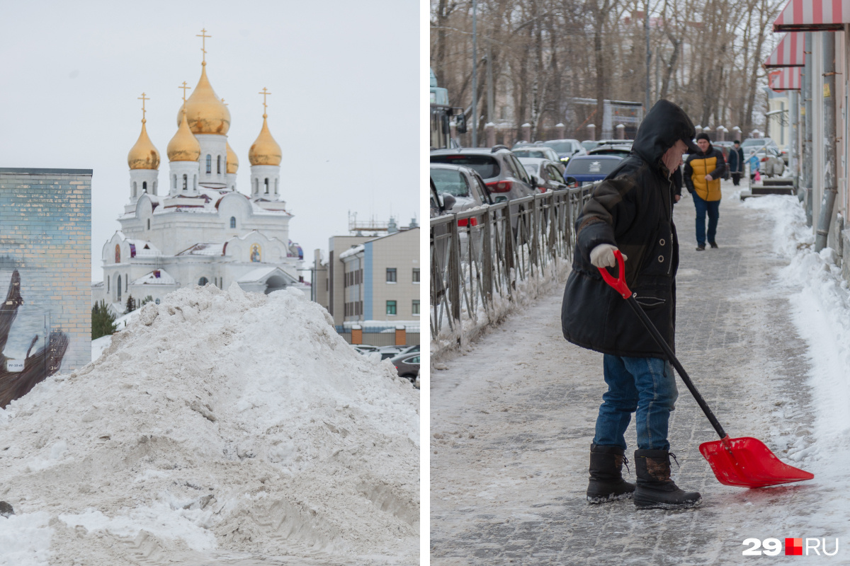 В Архангельск приехал полпред Путина: Троицкий к его визиту почистили, а  тротуары не успели | 20.02.2024 | Архангельск - БезФормата