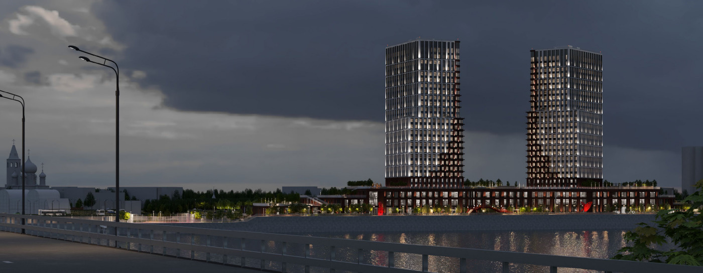 «Парящие» башни появятся на месте Речного вокзала в Барнауле: показываем, как они будут выглядеть