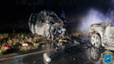 «Вылетел в лоб»: назван виновник ДТП со сгоревшей Mazda под Самарой