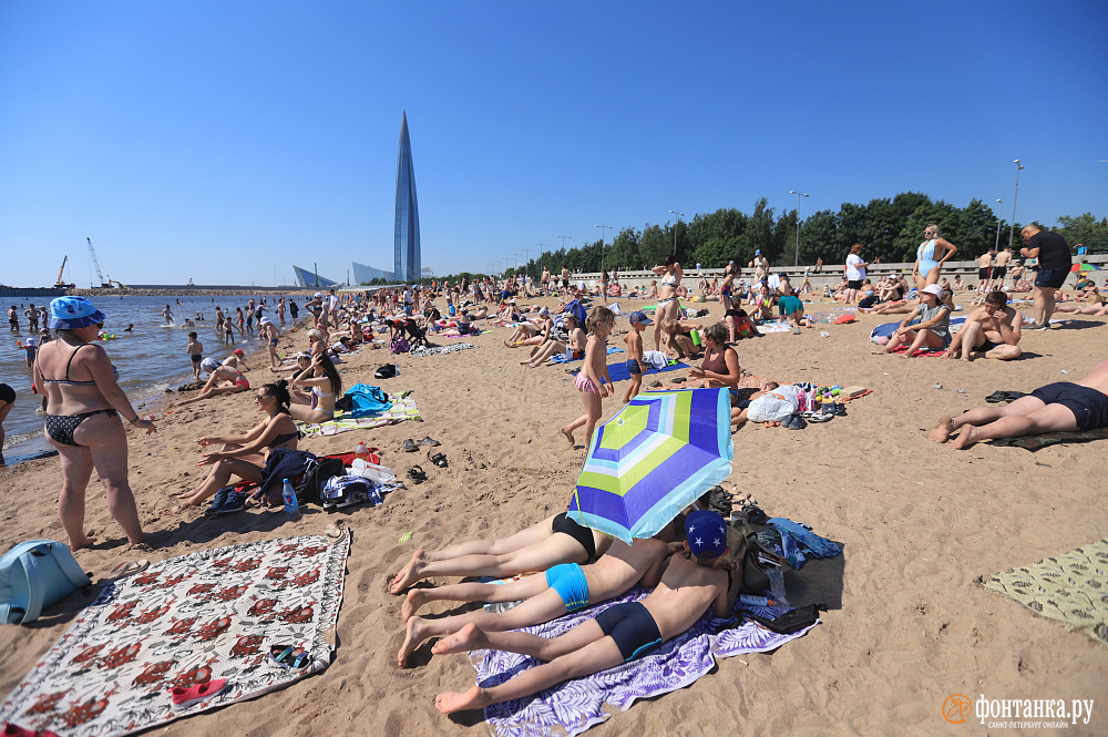Температура в Петербурге достигла максимальной в этом году