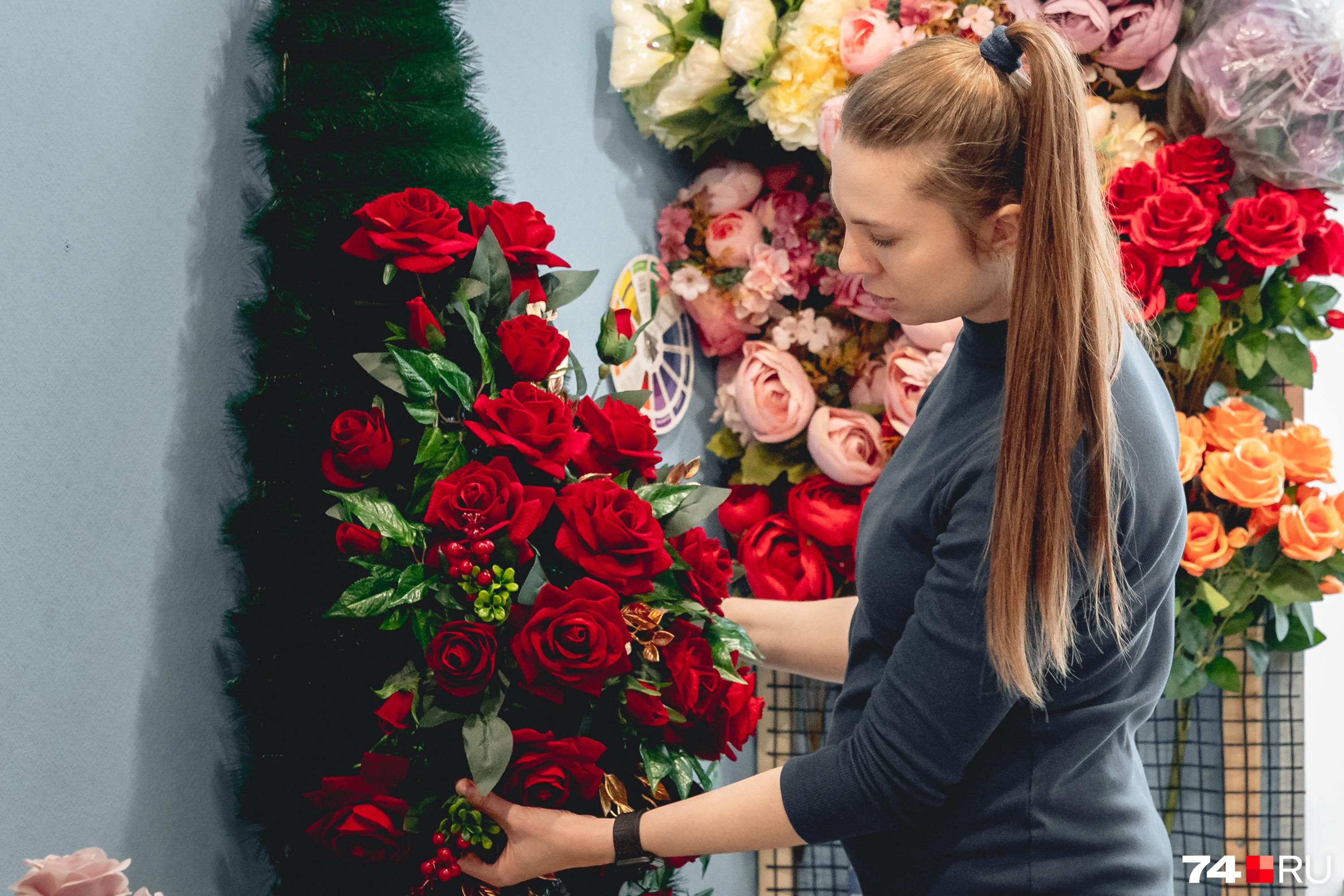 Венки ритуальные на похороны - купить в СПб