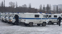 По Московскому шоссе промчался караван полицейских машин с мигалками