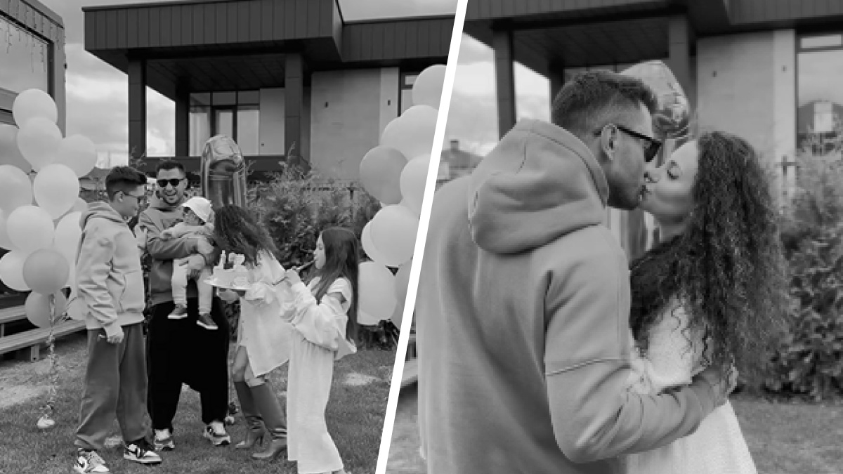«Рядом самые близкие»: Павел Прилучный показал первый день рождения сына — милое видео