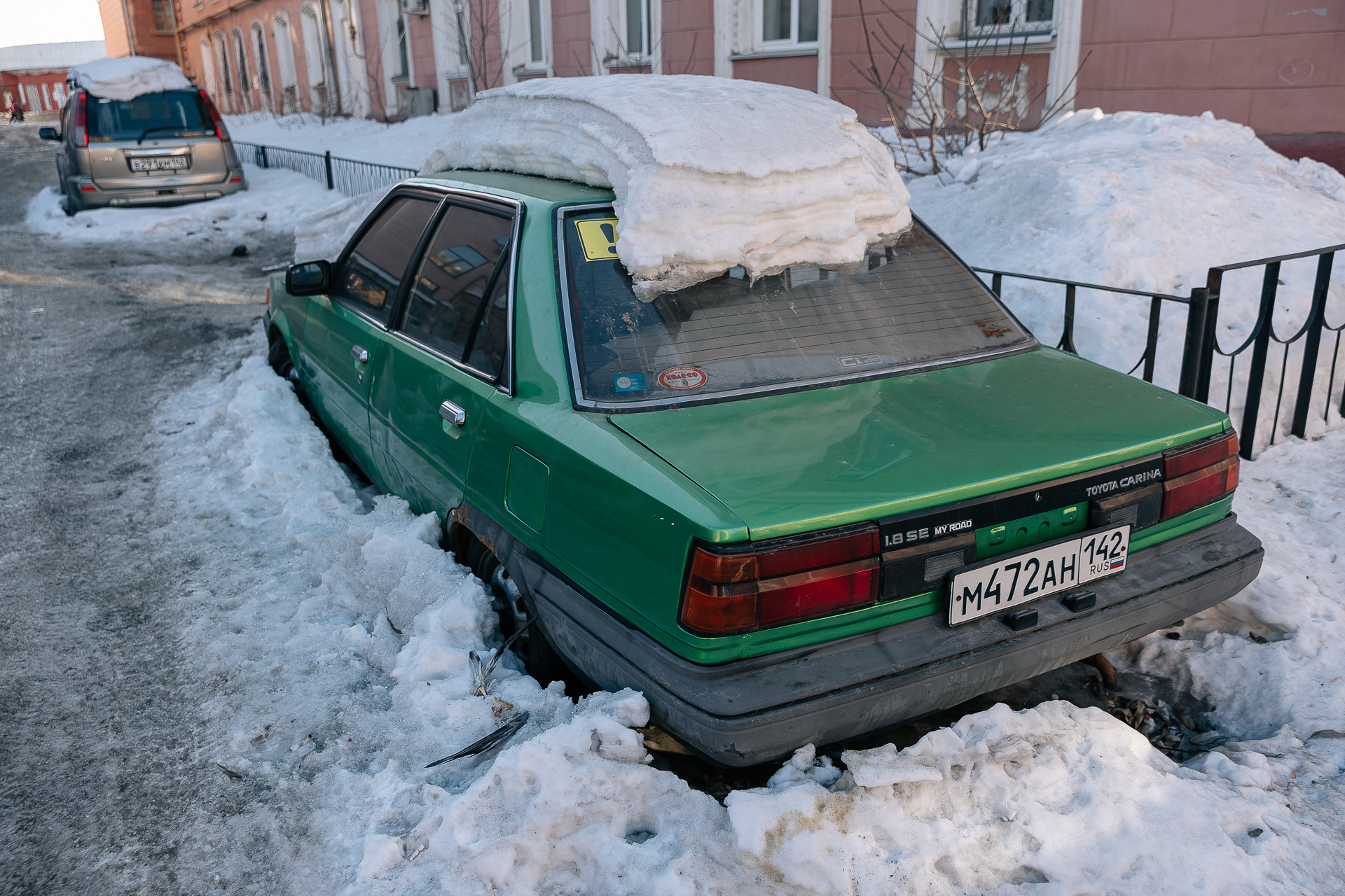 Четверо подростков угнали Toyota Carina и угодили в кювет под Новосибирском