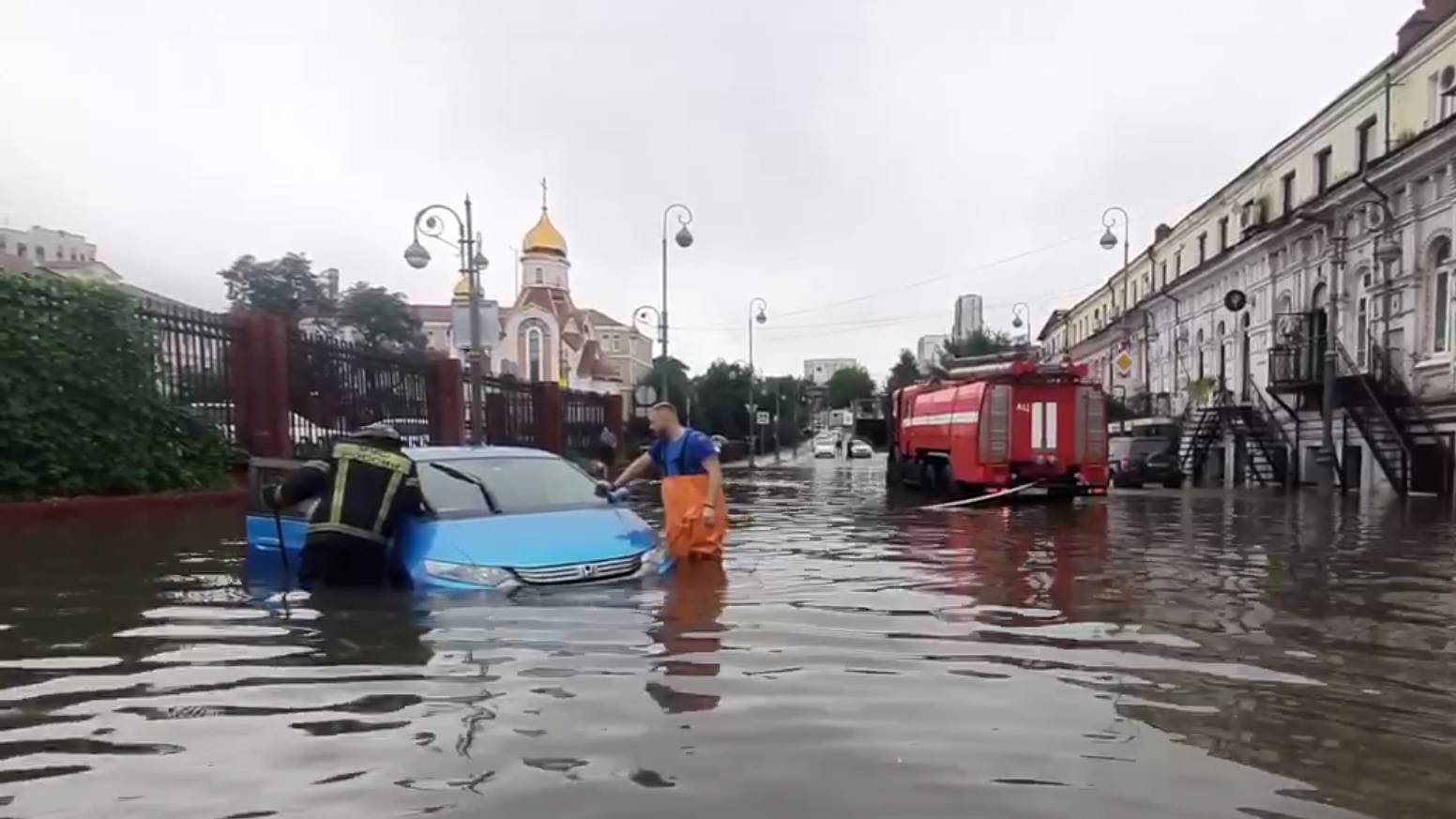 москву топит