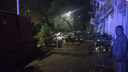 Как у штаба ЮВО рухнул беспилотник: видео со взрывом и последствиями