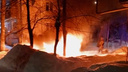 «Отойди, взрывается!»: появилось видео с полыхающим авто на Партизанской