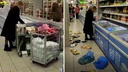 Пыталась найти цветную капусту: в Новосибирской области женщина разгромила магазин