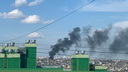 «Дым такой, словно резина горит»: в Волгограде вспыхнул частный дом
