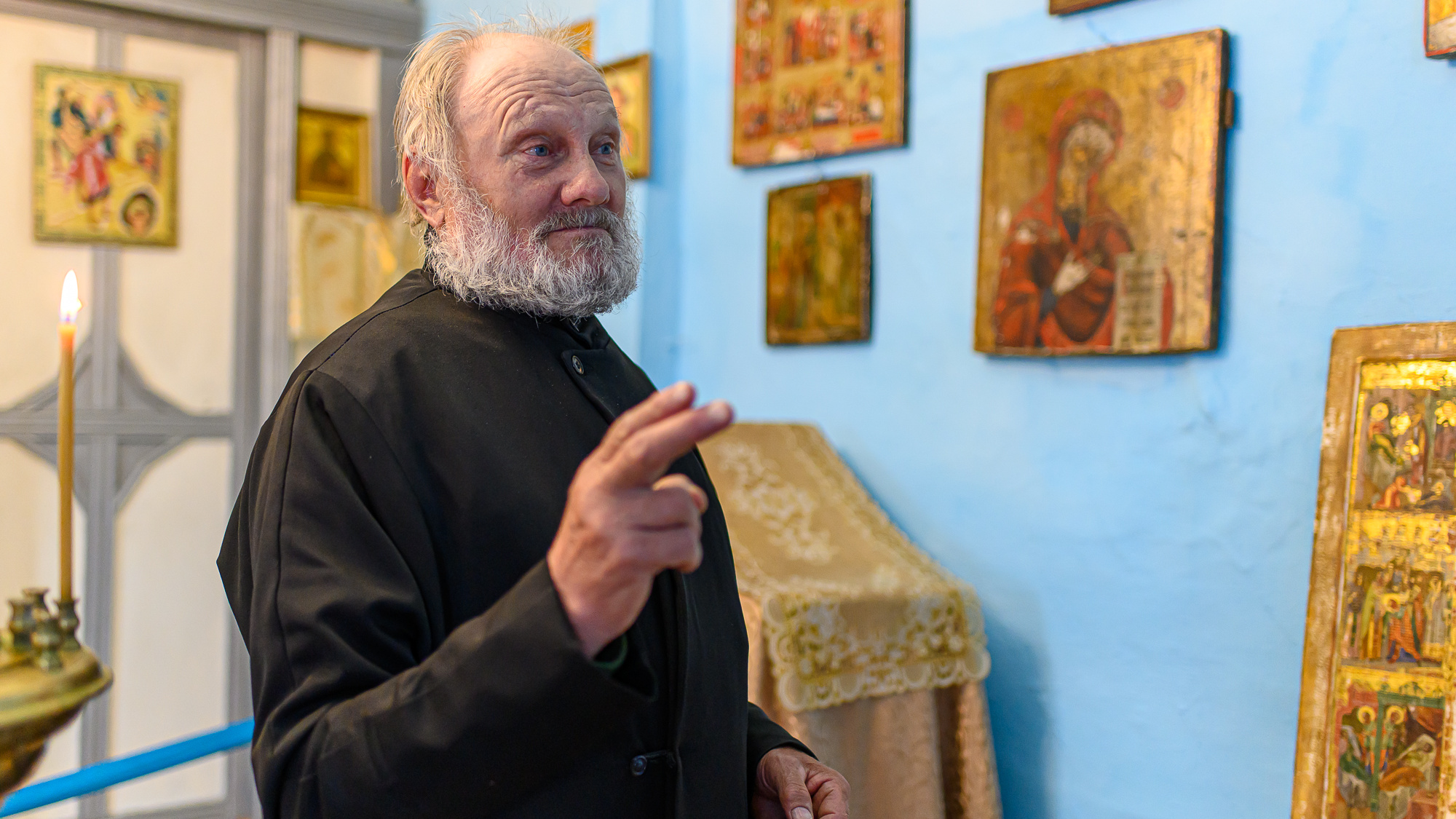 «Я не вечный, да и онкология». Как живет единственный в Забайкалье старообрядческий священник