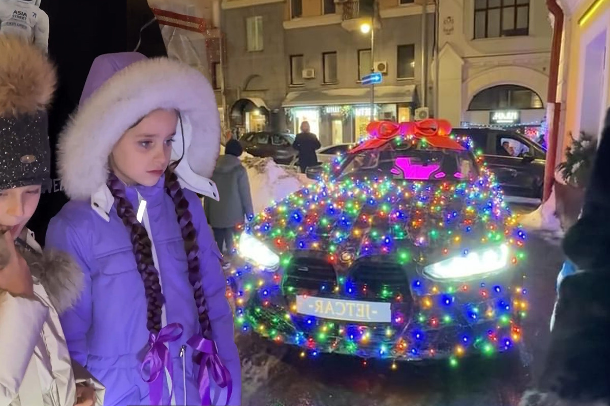 Актриса Анна Хилькевич подарила 8-летней дочке BMW за 15 миллионов. Реакция девочки бесценна