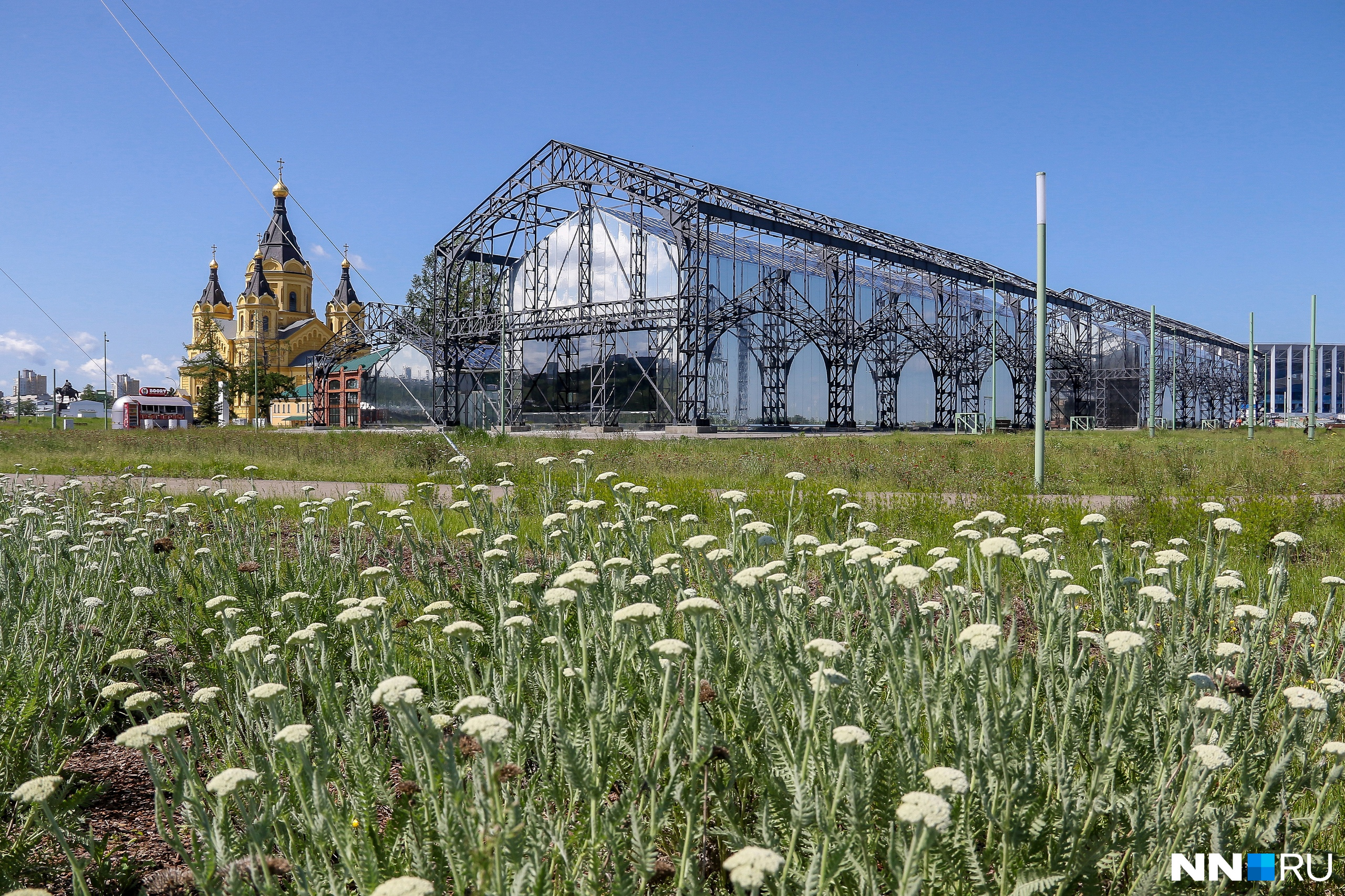 Портальный кран установят на Стрелке в Нижнем Новгороде. Как он будет выглядеть