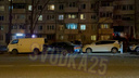 Не успел остановиться и «выбил комбо». Пять автомобилей столкнулись ночью во Владивостоке