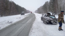 Автомобиль врезался в маршрутку под Новосибирском — погибла одна пассажирка, шесть человек пострадали