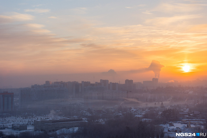 В Красноярске привыкли не дышать зимой