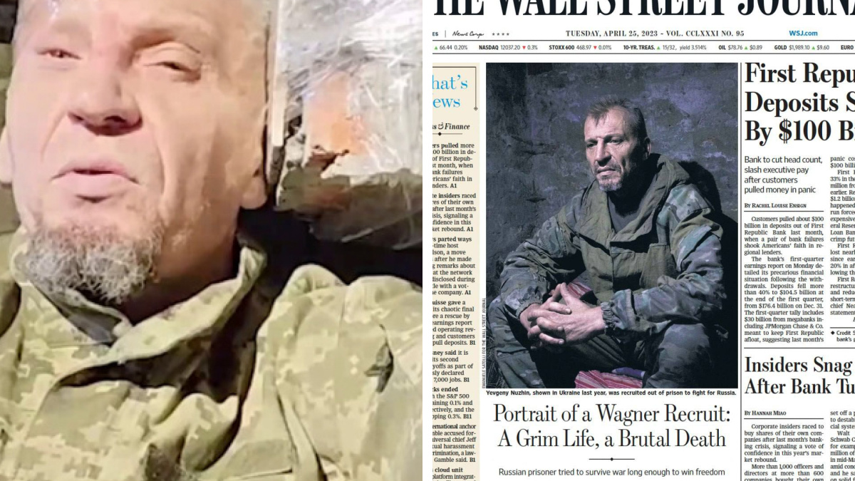 Нижегородский вагнеровец Евгений Нужин попал на обложку The Wall Street Journal