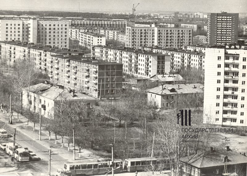 Район улицы Карпинского, 1984 год