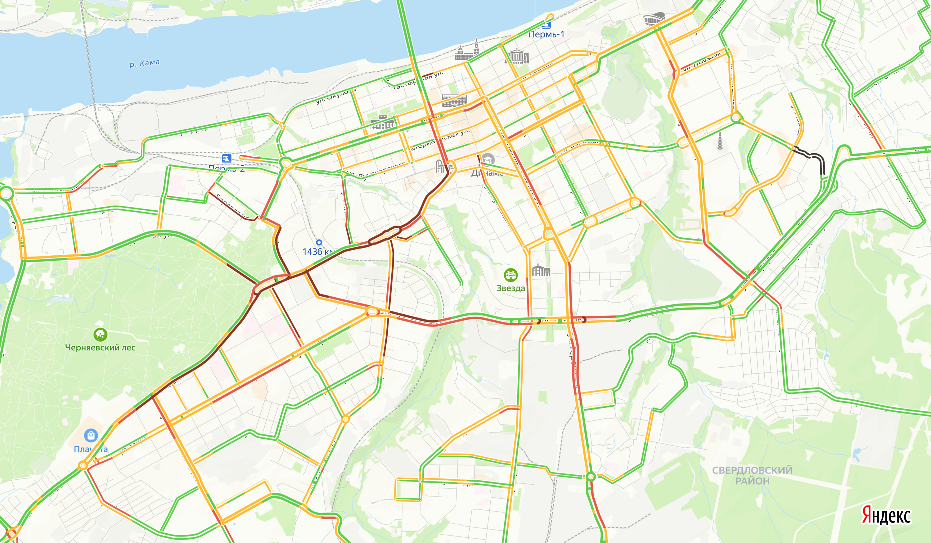 Маршрут 59 пермь. Пробки Пермь. Пробки в Перми сейчас по шоссе Космонавтов.