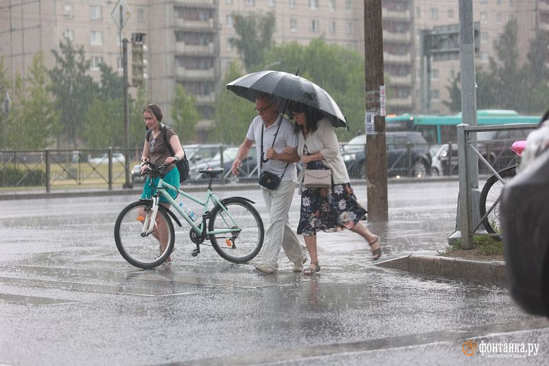 Кратковременные дожди, возможны грозы. Что погода приготовила Петербургу на выходные