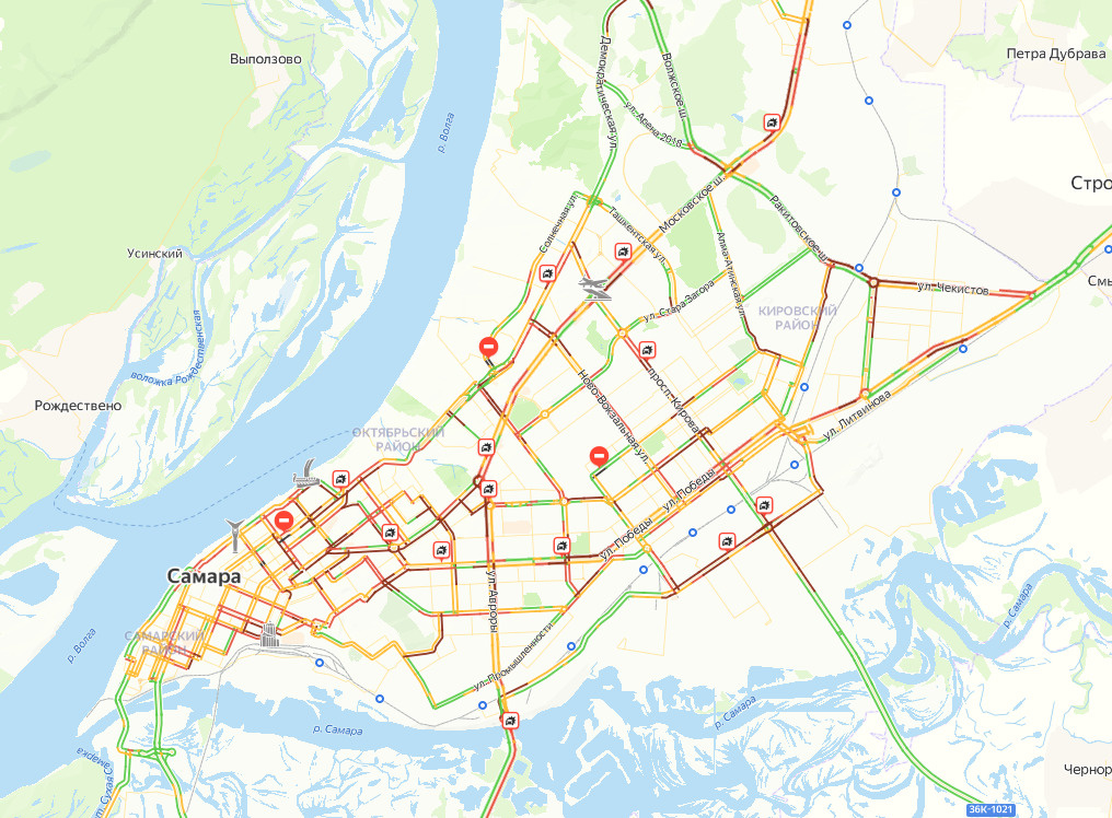 Карта самары с улицами транспорт. Пробки Самара. График пробок Самара.