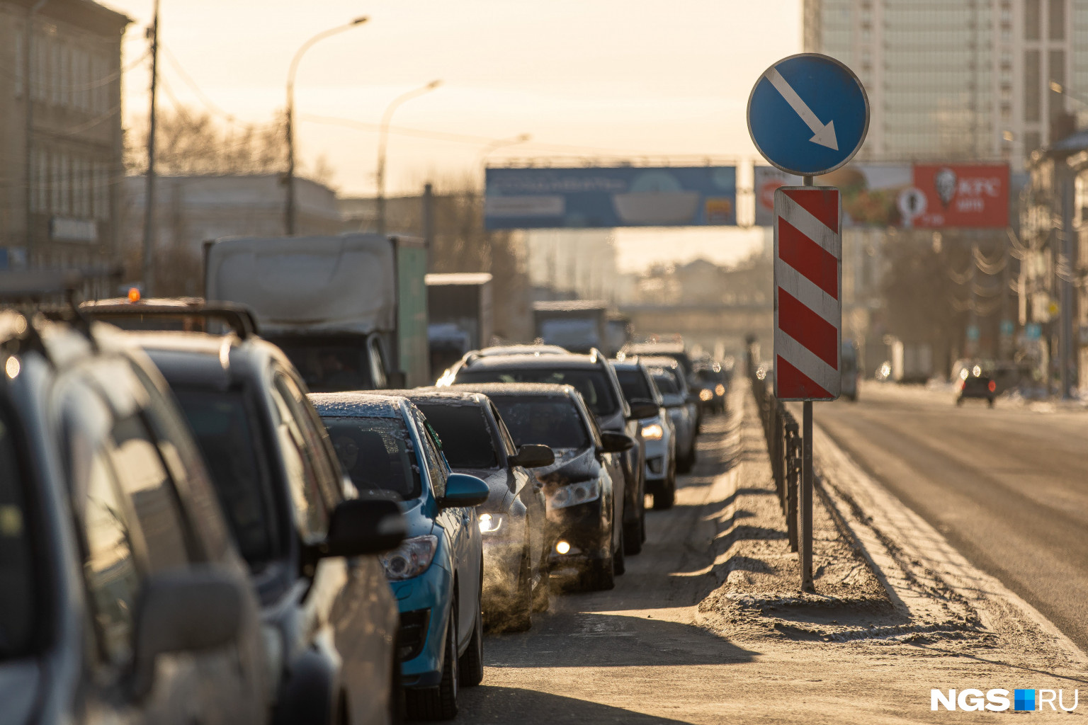 В апреле в Новосибирске ограничат движение грузовиков