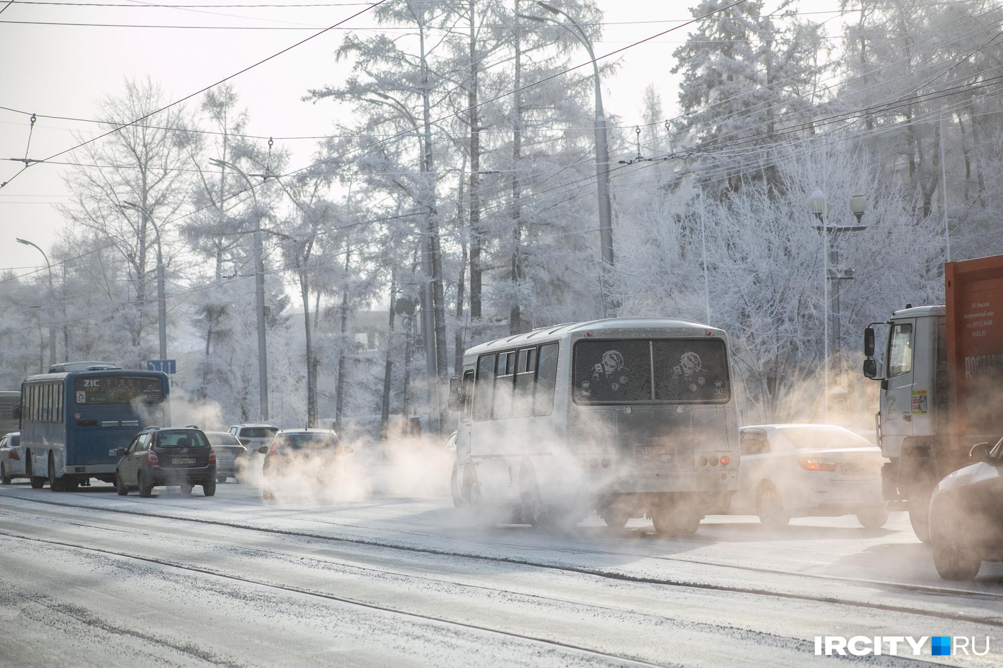 Автобус в реальном