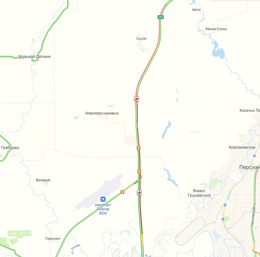 Пробка в ростове на дону на м4 сейчас онлайн карта