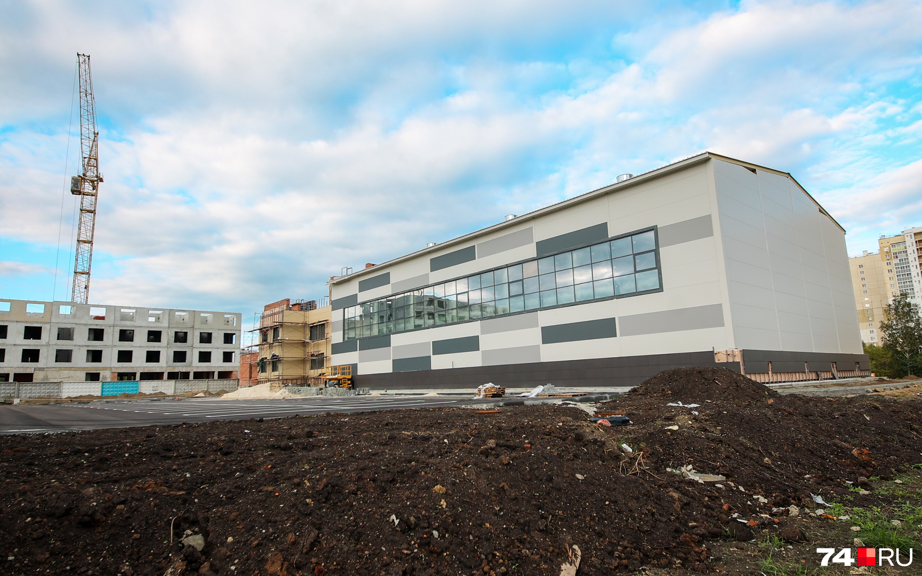 ФОК разместили вплотную к территории будущего межвузовского кампуса, строительство которого уже началось